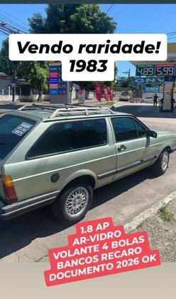 VOLKSWAGEN PARATI 1.6 C 8V ÁLCOOL 2P MANUAL